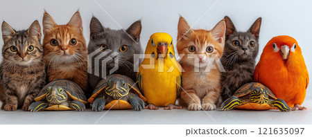 Large set of animals 121635097