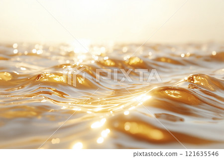 Image of amber color with golden liquid rippling Image of amber color with golden liquid rippling 121635546