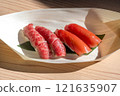 Ise Shrine, Okage Yokocho, Eating out, Tuna, Matsusaka Beef Nigiri 121635907