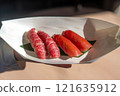 Ise Shrine, Okage Yokocho, Eating out, Tuna, Matsusaka Beef Nigiri 121635912