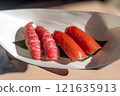 Ise Shrine, Okage Yokocho, Eating out, Tuna, Matsusaka Beef Nigiri 121635913