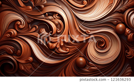 巧克力形像素材 121636293
