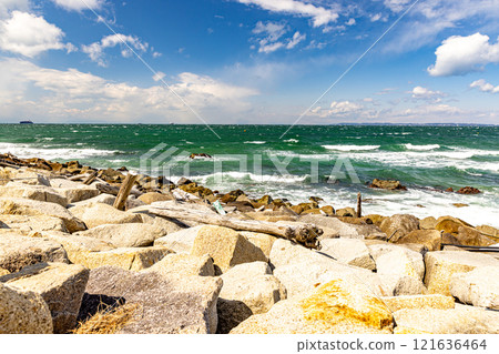 愛知縣:從小路濱海灘眺望碧海藍天 愛知縣:從小路濱海灘眺望碧海藍天 121636464