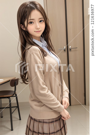 長發的女生 長發的女生 121636977