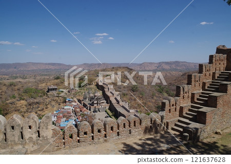 India World Heritage Site: Hill Forts of Rajasthan, Kumbhalgarh Fort India World Heritage Site: Hill Forts of Rajasthan, Kumbhalgarh Fort 121637628