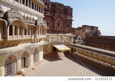印度焦特布爾的梅蘭加爾堡 121638572