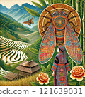 越南山區的苗族和蟬 121639031