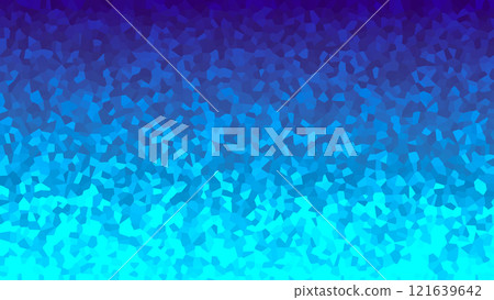 Small polygon style, gradient blue technology abstract background 121639642