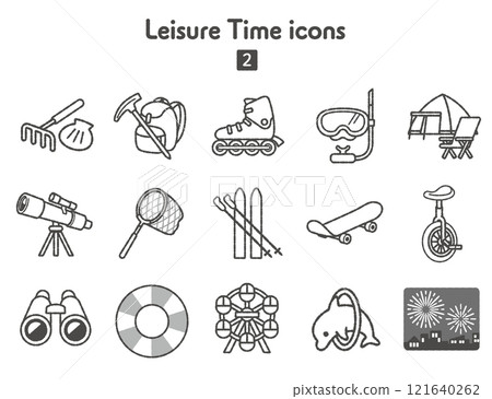 Play icon collection 2 121640262