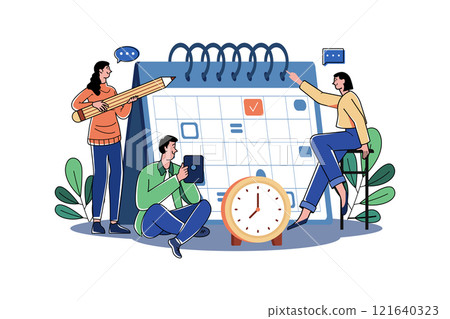 Group Of Volunteers Giving Charity Gifts To The Poor 121640323