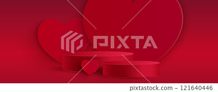 Love themed podium design Love themed podium design 121640446