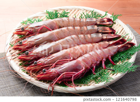 [One of the largest shrimp in the shrimp family] Sea tiger shrimp are characterized by their firm texture and flavor, and rich umami taste, which can only be achieved in the wild. 121640798