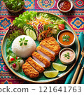 Tonkatsu set menu 121641763