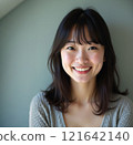 美麗的女人，帶著微笑 121642140