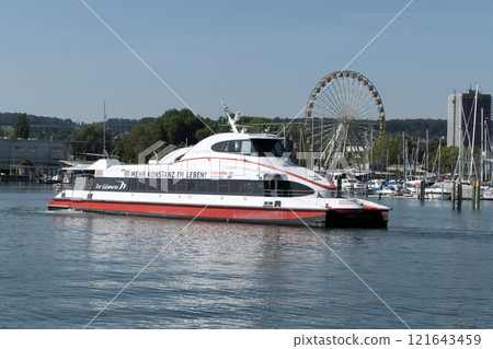 Harbor of Konstanz, Lake Constance in Germany Harbor of Konstanz, Lake Constance in Germany 121643459