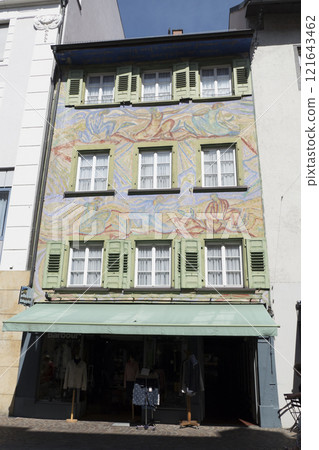 City life in Konstanz, Lake Constance in Germany 121643462