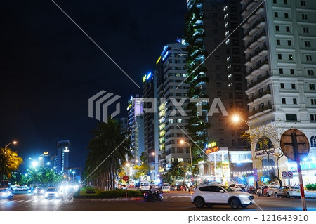 越南峴港城市景觀夜景 121643910