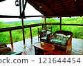 Tree terrace at Safari Lodge 121644454