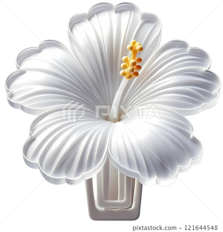 Unique Hibiscus Hair Clip Inspired by Nature 121644548