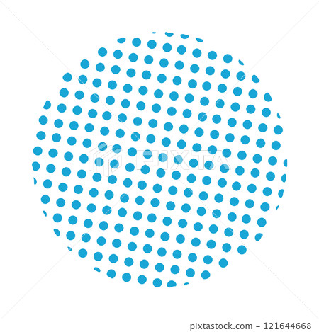 Cute dot halftone circle blue vector Abstract dot circle, Cute dot halftone circle blue vector Abstract dot circle, 121644668