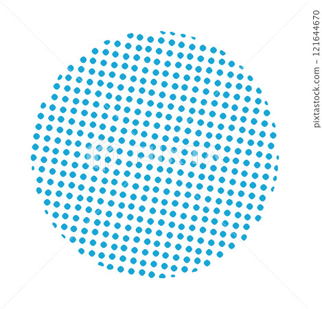 Cute dot halftone circle blue vector Abstract dot circle, Cute dot halftone circle blue vector Abstract dot circle, 121644670