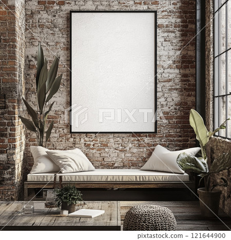 Mockup blank poster and banner for your design. Mockup blank poster and banner for your design. 121644900