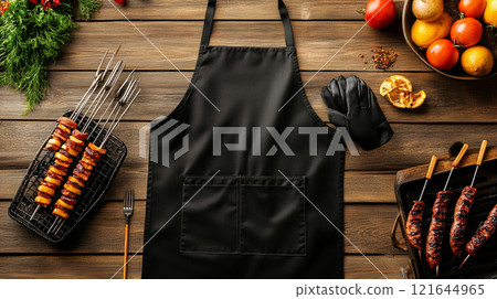 mockup apron blank for your design. mockup apron blank for your design. 121644965