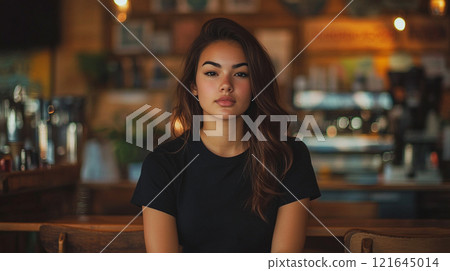 Mock up T-shirt for your design. Mock up T-shirt for your design. 121645014