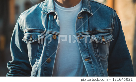 Mock up T-shirt for your design. 121645021