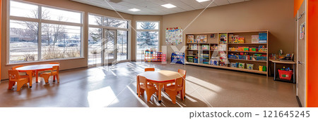 自然光下的幼兒園形象 01 自然光下的幼兒園形象 01 121645245