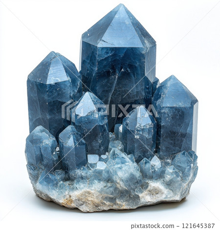 Stunning Blue Crystal Cluster for Natural Beauty Lovers 121645387