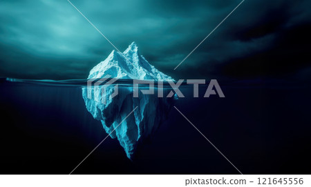 depiction of a surreal iceberg depiction of a surreal iceberg 121645556