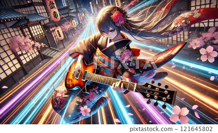 彈吉他的女孩 121645802