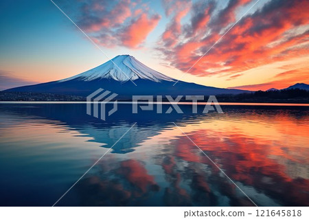 Auspicious image of Mt. Fuji 05 Auspicious image of Mt. Fuji 05 121645818