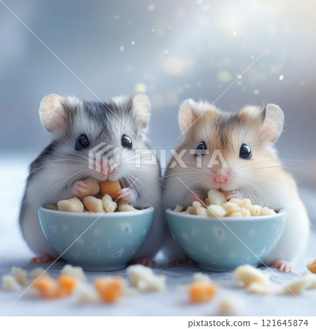 倉鼠吃食物 121645874