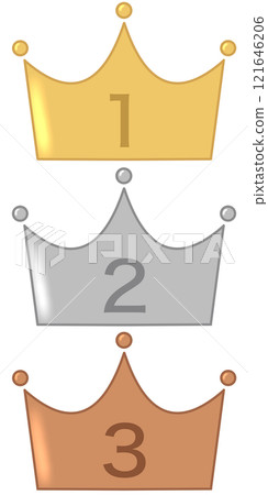 Simple crown set (with numbers) 121646206