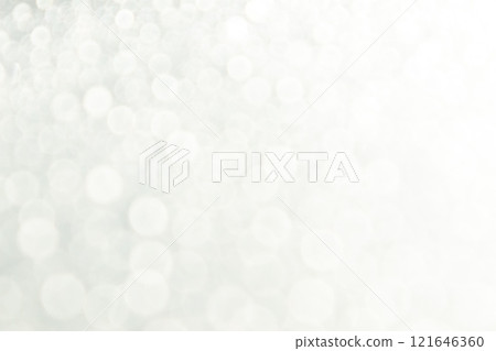White background of bokeh balls 121646360