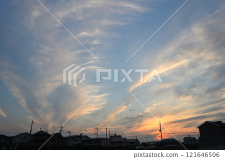 The June sky shows many different expressions 121646506