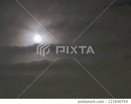 日本晚上看到的月亮 121646744