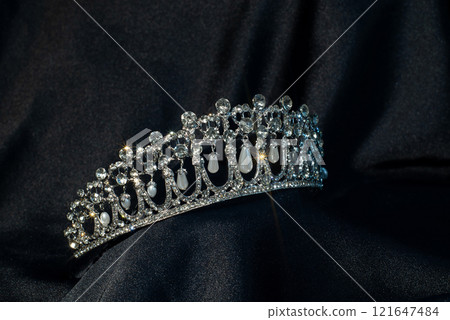 Royal crown for queen and princess with pearls Royal crown for queen and princess with pearls 121647484