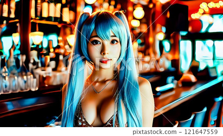 Anime Girl Cosplay Layer Event Costume [AI Generated Image] 121647559