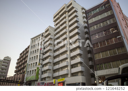 Urban landscape with apartment Urban landscape with apartment 121648252