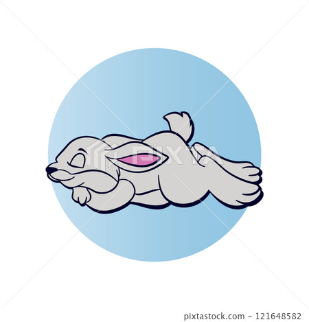 Rabbit logo vector illustrations design 121648582