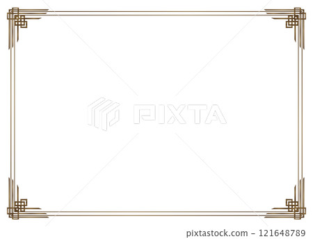 Retro, vintage, simple and decorative frames, background material 48 121648789