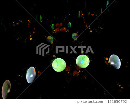 Imaginatory fractal abstract background Image Imaginatory fractal abstract background Image 121650792