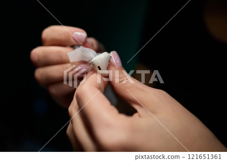 Cleaning your Wireless Earbuds is vital for optimal sound quality and performance 121651361