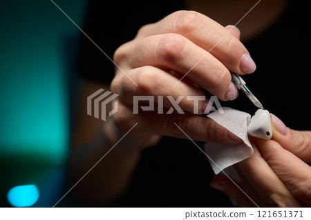 Cleaning your Wireless Earbuds is vital for optimal sound quality and performance Cleaning your Wireless Earbuds is vital for optimal sound quality and performance 121651371