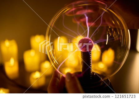 Experience the enchanting Mystical Energy created with Candlelight and illuminated by a Plasma Ball Experience the enchanting Mystical Energy created with Candlelight and illuminated by a Plasma Ball 121651723