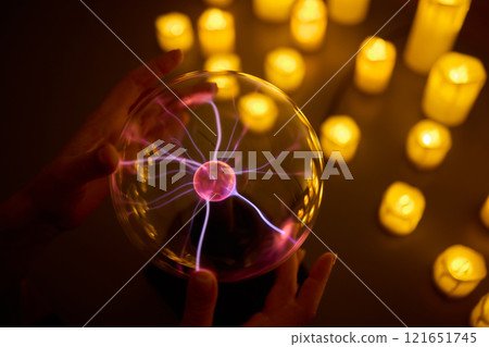 Experience the enchanting Mystical Energy created with Candlelight and illuminated by a Plasma Ball Experience the enchanting Mystical Energy created with Candlelight and illuminated by a Plasma Ball 121651745