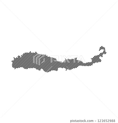 Flores Island Map Icon 121652988